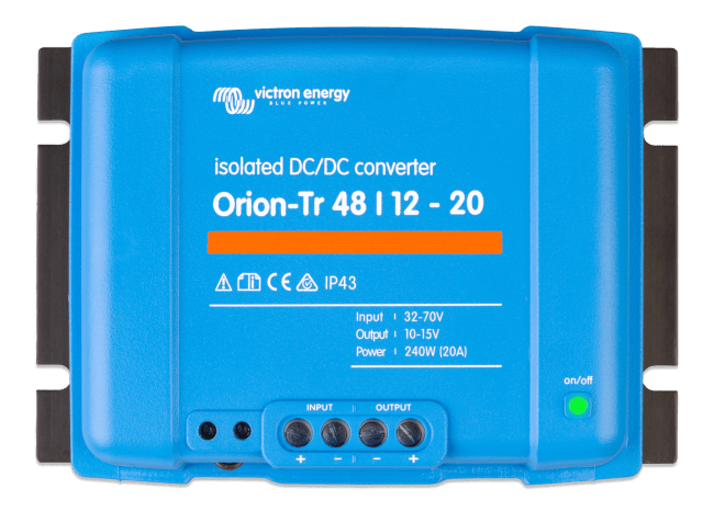 Orion-Tr 48/12-20A (240W) isolert DC-DC omformer