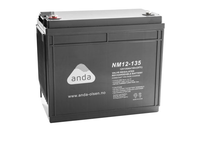 Anda AGM Batteri NM 12V 135Ah T14