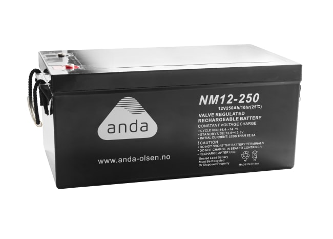 Anda AGM Batteri NM 12V 250Ah T14