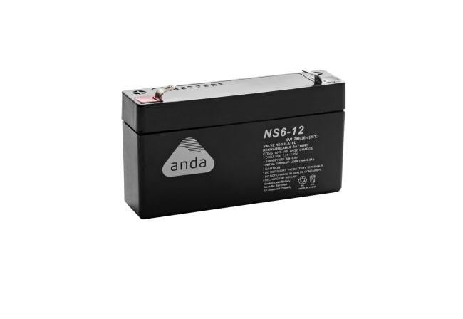 Anda AGM Batteri NS 6V  1,2Ah T1