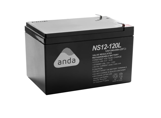 Anda AGM Batteri NS 12V 12Ah Longlife T2
