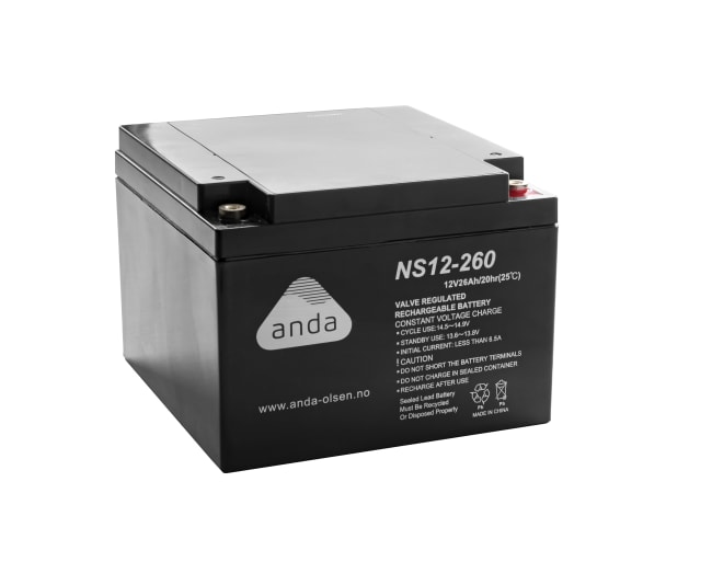 Anda AGM Battery NS 12V 26Ah T10