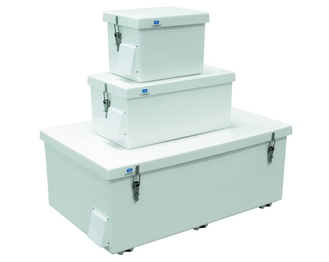 BATTERIKASSE  450x410x450 TETT LOKK