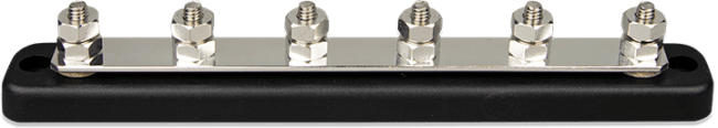 Busbar 250A 2P with 6 screws +cover