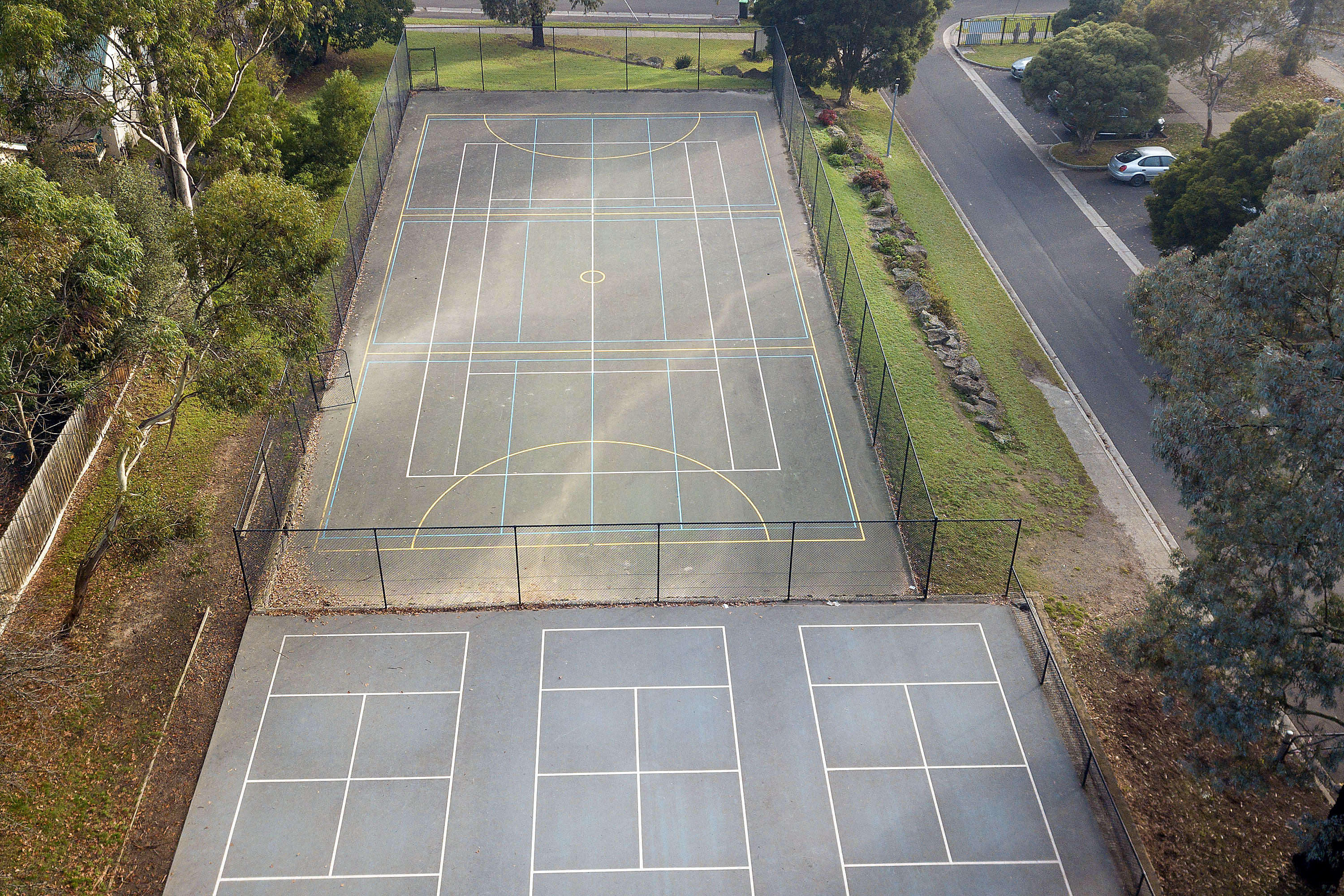 Multipurpose courts