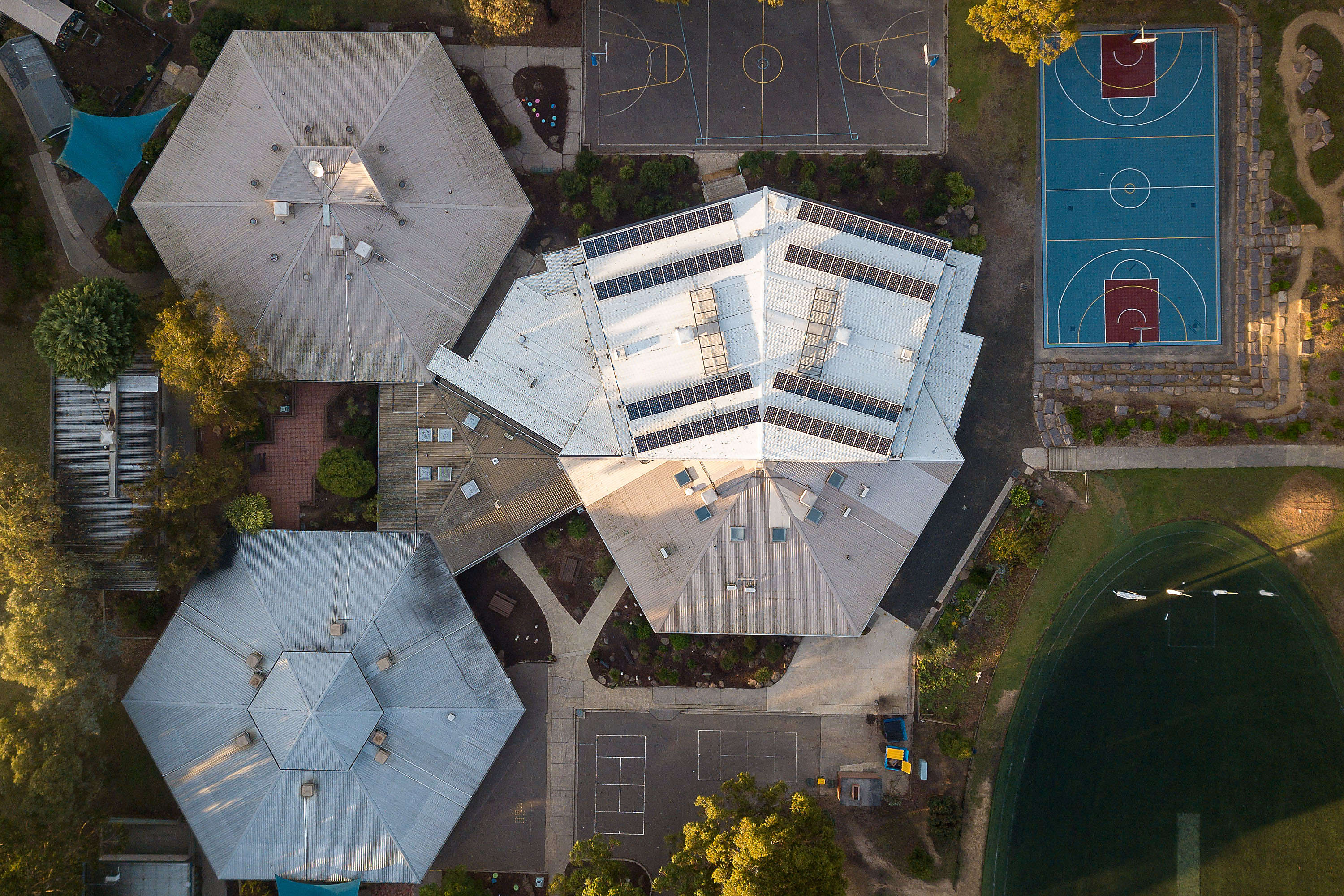 Aerial view of Andersons Creek Primary School