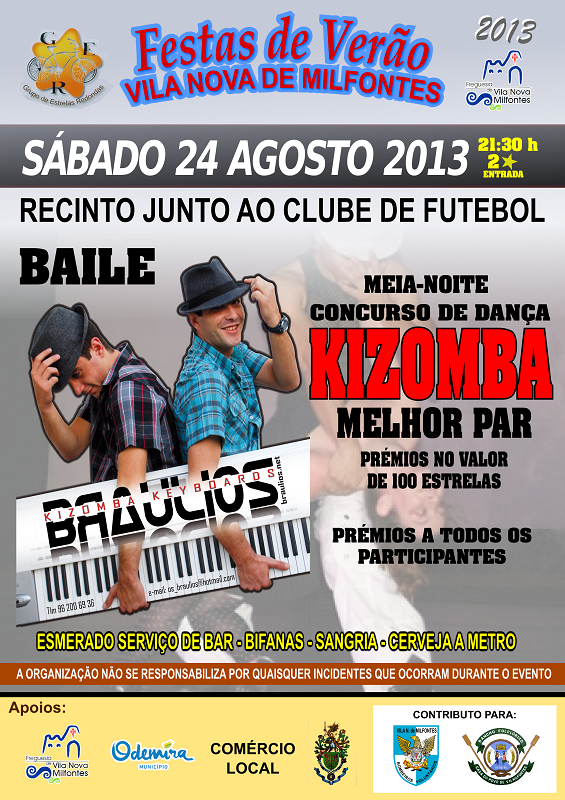 kizomba dança vila nova de milfontes