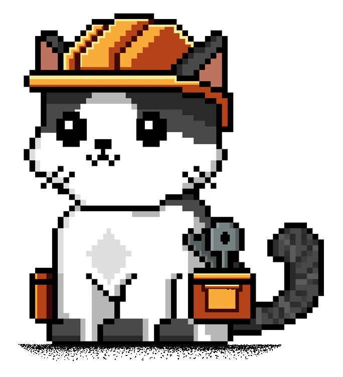 Gato constructor pequeño