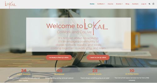 Screenshot of LOKAL Tbilisi