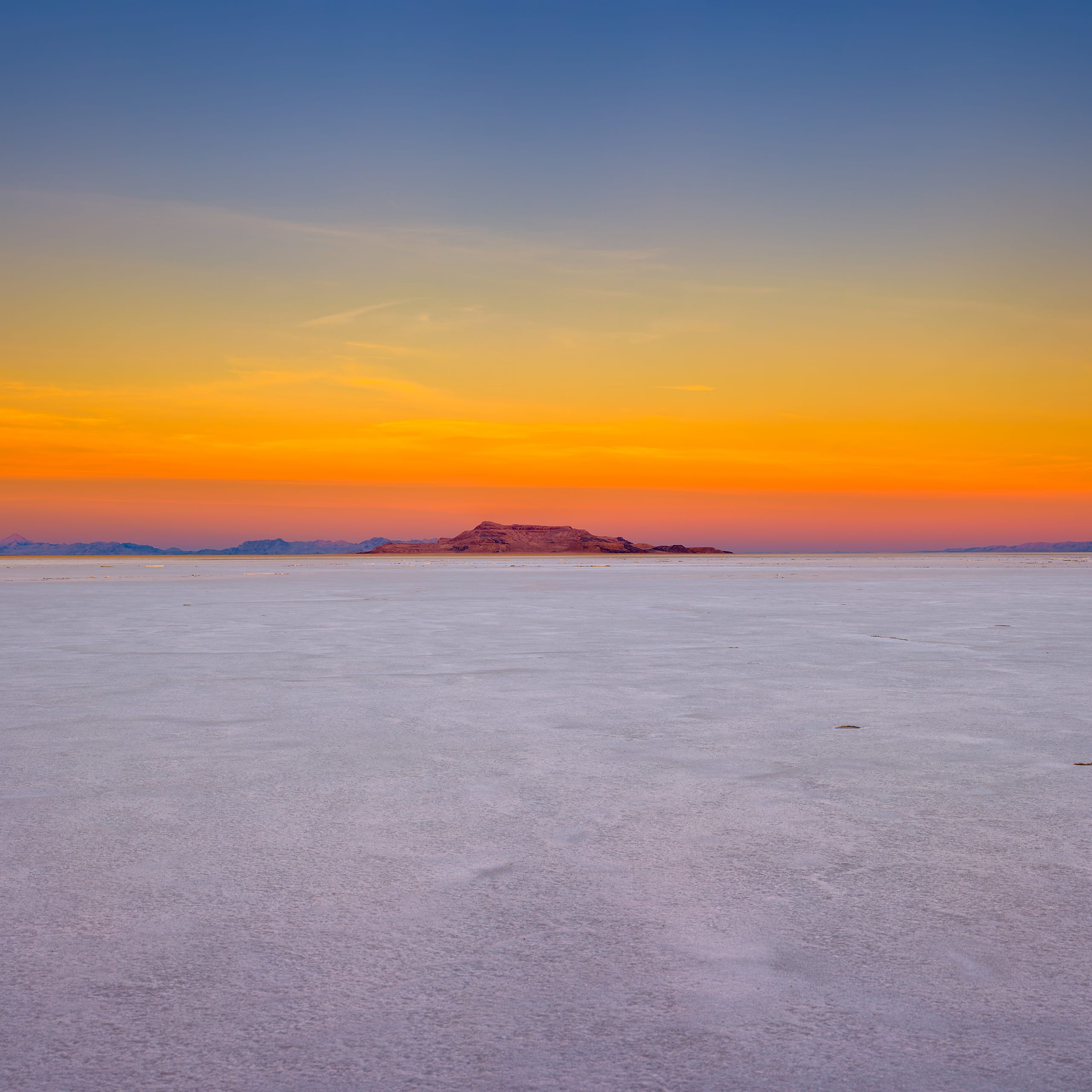 Photograph from Andrew Morrill titled "Earth Shadow" — Pure abstraction — nothing but color, light, and a single line where the world splits in two. | Andrew Morrill Photography