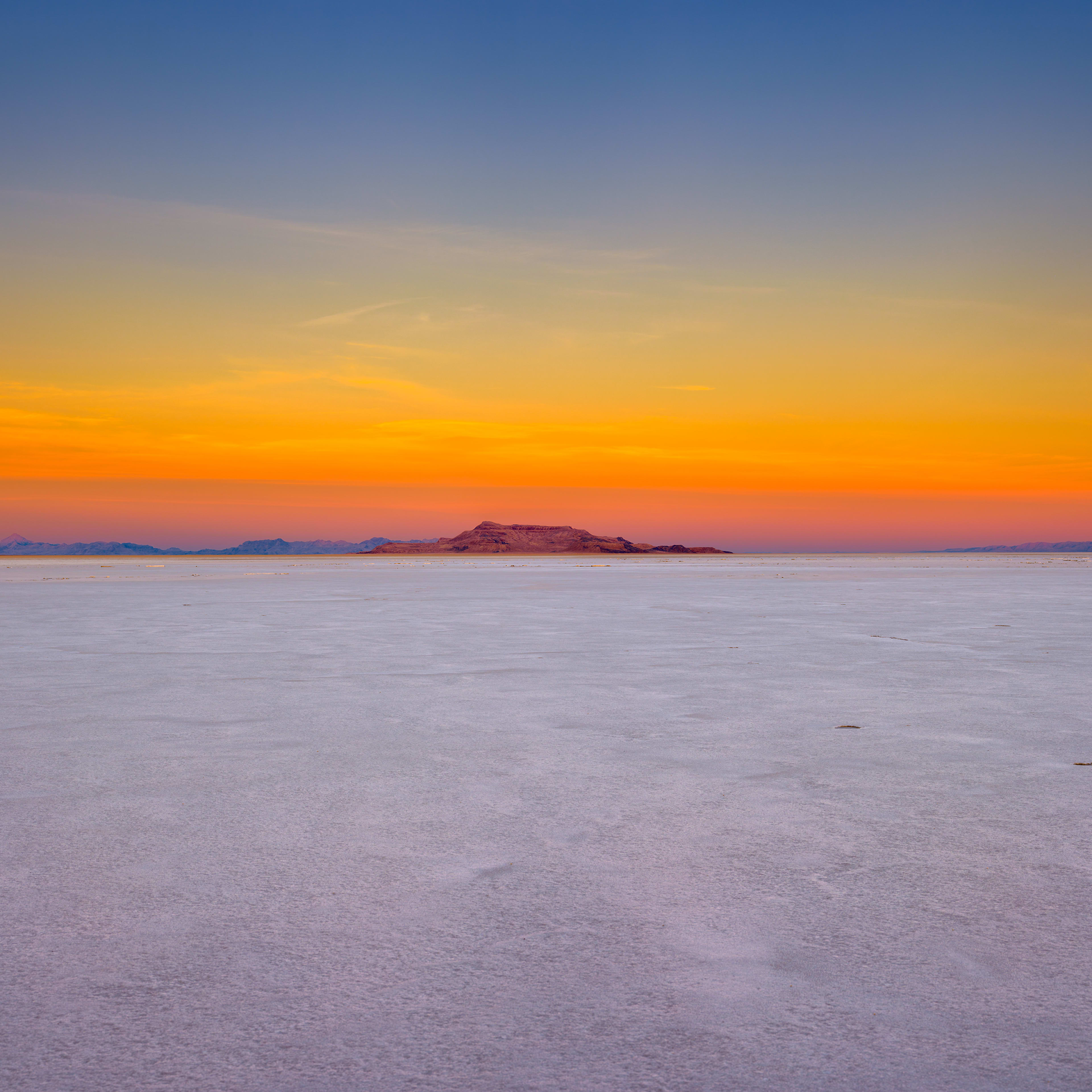 Photograph from Andrew Morrill titled "Earth Shadow" — Pure abstraction — nothing but color, light, and a single line where the world splits in two. | Andrew Morrill Photography