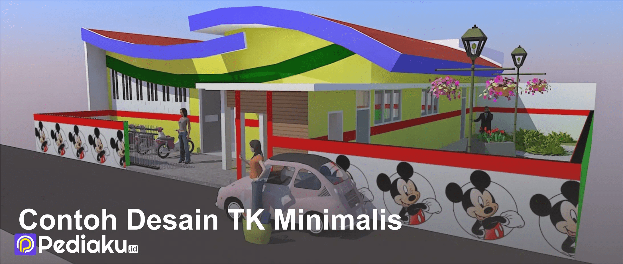 Ide Desain Gedung TK Minimalis