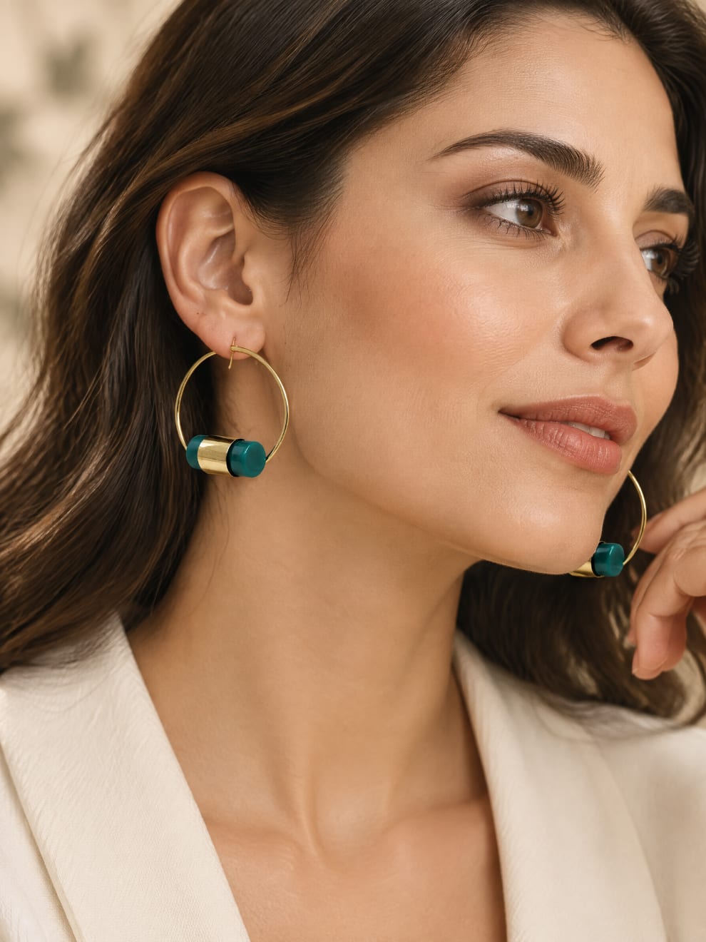 Kiara Velvet Statement Earrings