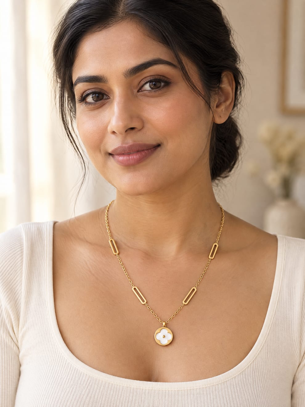 Aanya Anti-Tarnish Chain Pendant