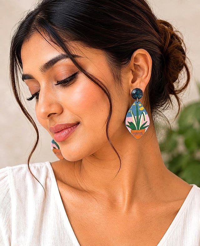 Sara Star Fashion Earrings - view 4