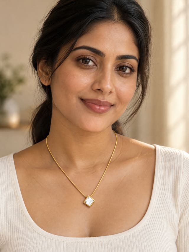 Radha Anti-Tarnish Chain Pendant
