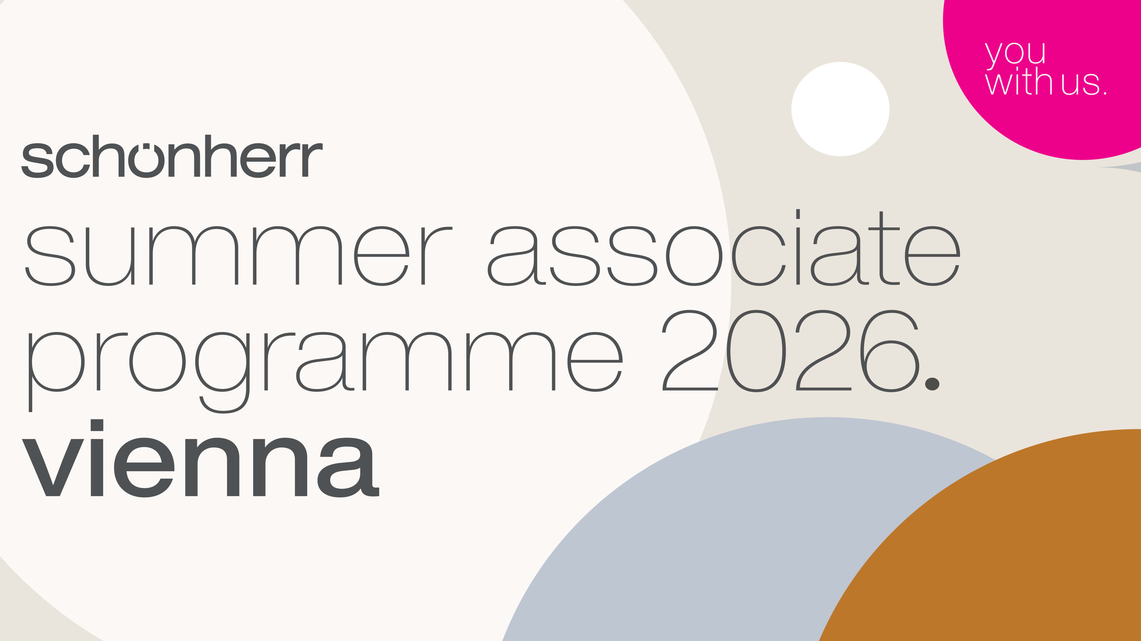 Schönherr Summer Associate Programme 2026 | Wien