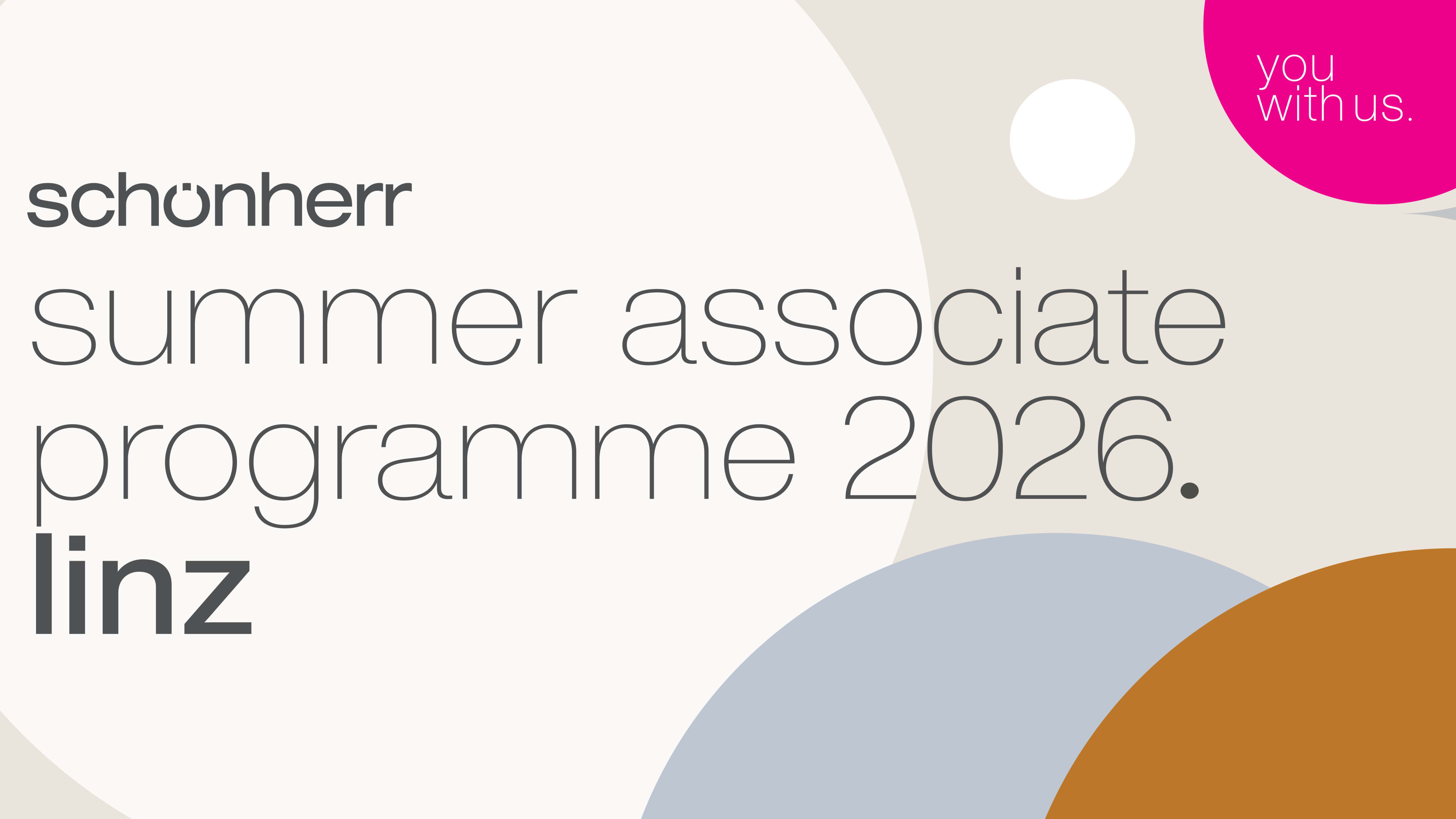 Schönherr Summer Associate Programme 2026 | Linz 