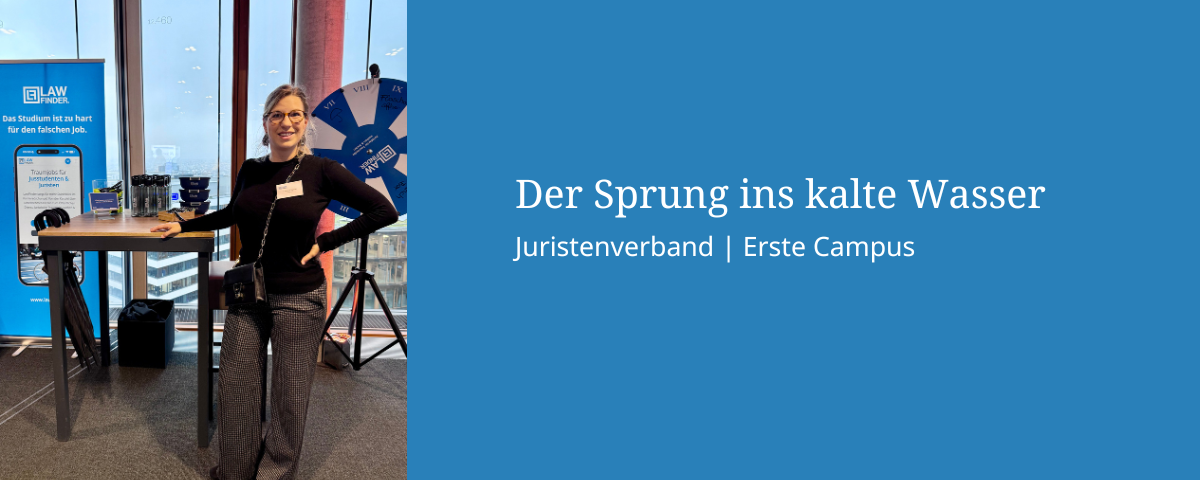 Beitrags Bild: Eventrückblick: "Der Sprung ins kalte Wasser" - Anwaltliche Selbständigkeit zum Angreifen nah!