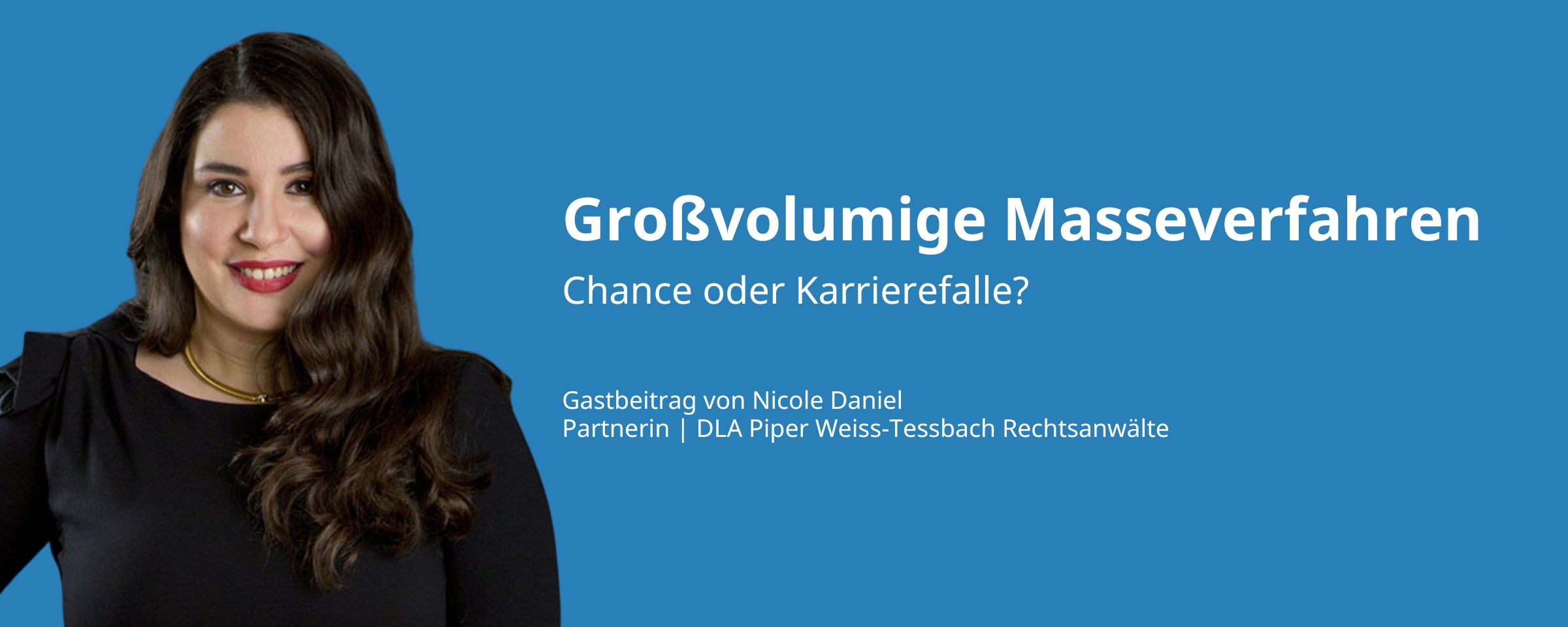 Beitrags Bild: Großvolumige Masseverfahren: Chance oder Karrierefalle?