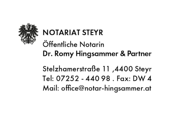 Notariat Dr. Romy Hingsammer & Partner Logo