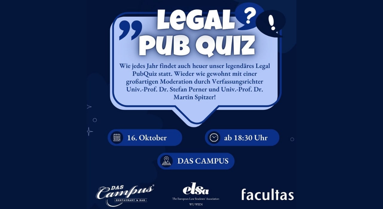 Titelbild der Veranstaltung: Legal Pub Quiz