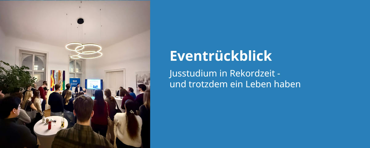 Beitrags Bild: Nachbericht: Jusstudium in Rekordzeit – und trotzdem ein Leben haben