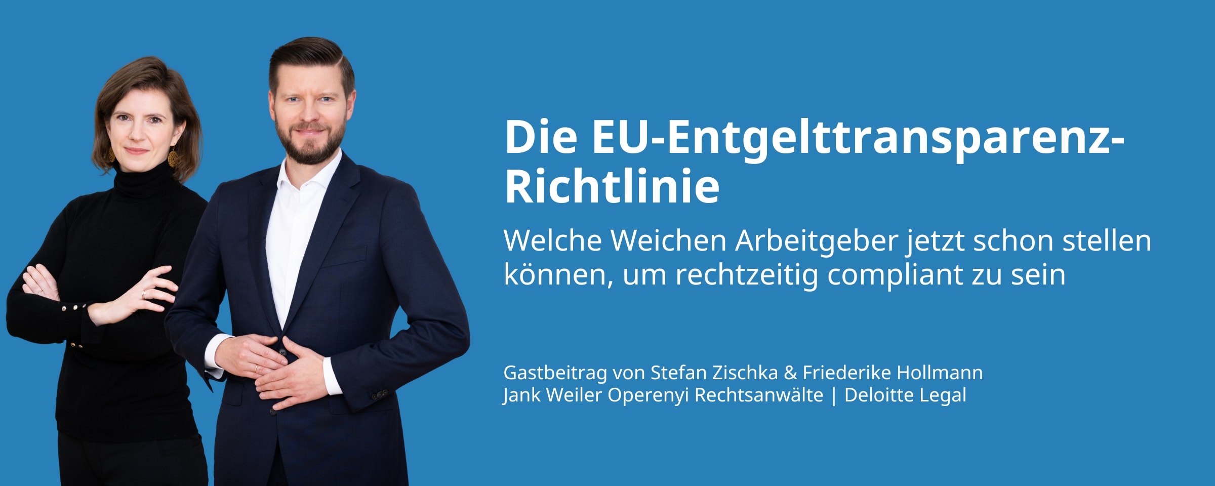 Beitrags Bild: Die EU-Entgelttransparenz-Richtlinie: Welche Weichen Arbeitgeber jetzt schon stellen können, um rechtzeitig compliant zu sein