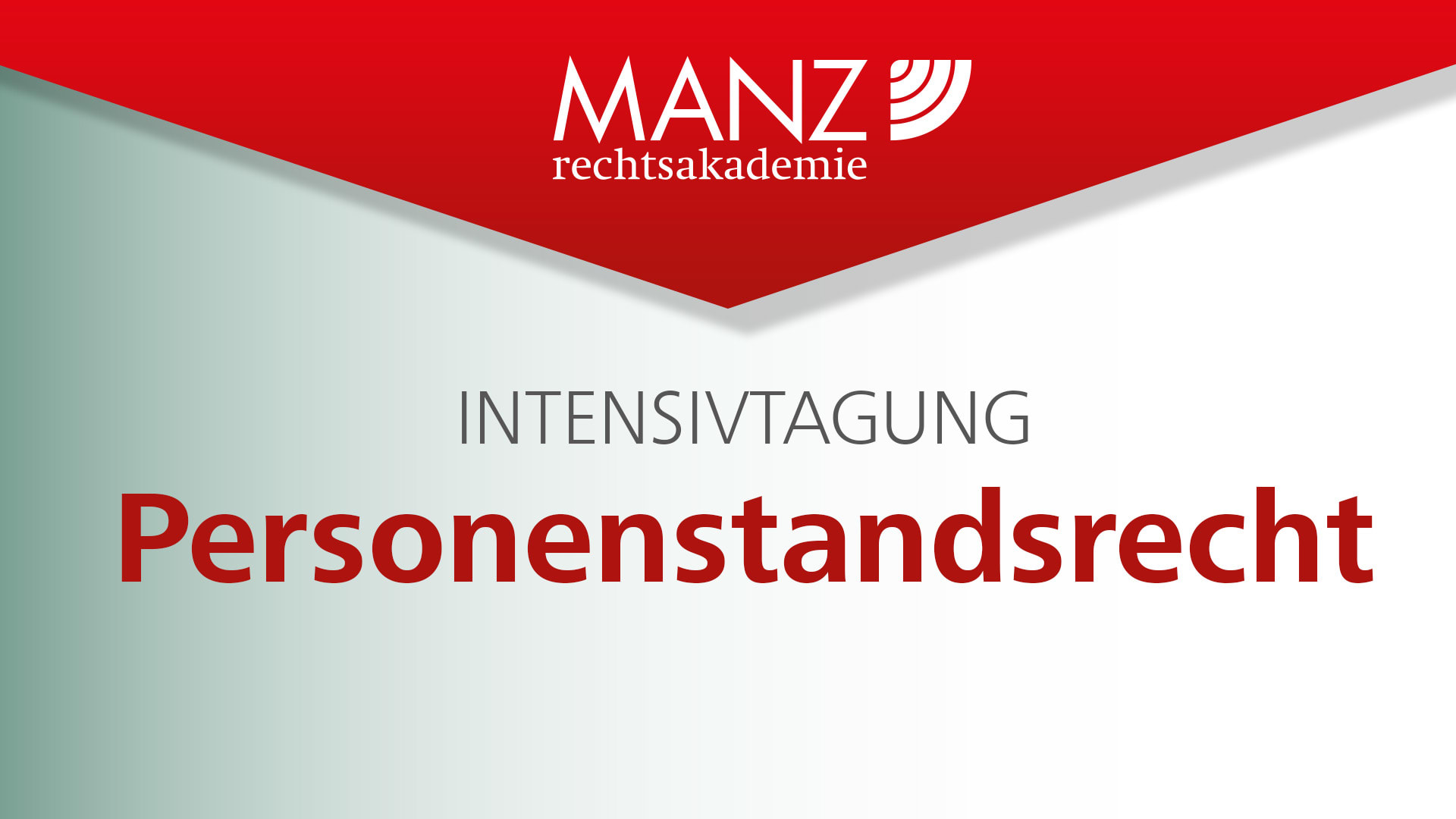 Intensivtagung Personenstandsrecht - GRAZ  Titelbild