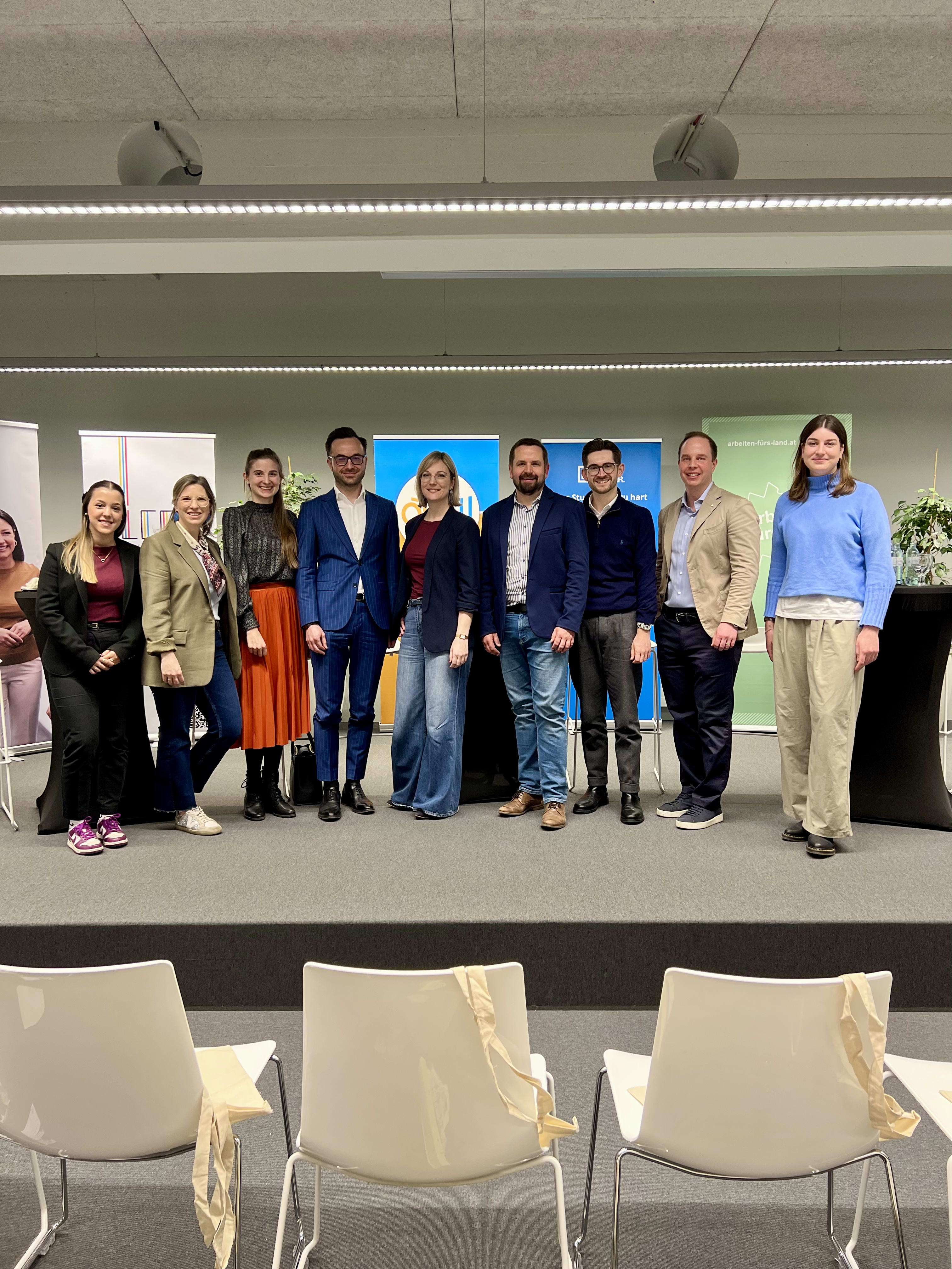 Das Panel nach der Runde