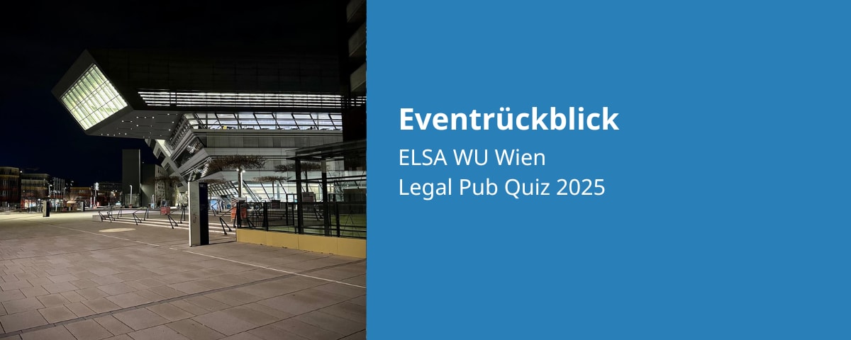 Eventrückblick: ELSA WU Wien Legal Pub Quiz 2025
