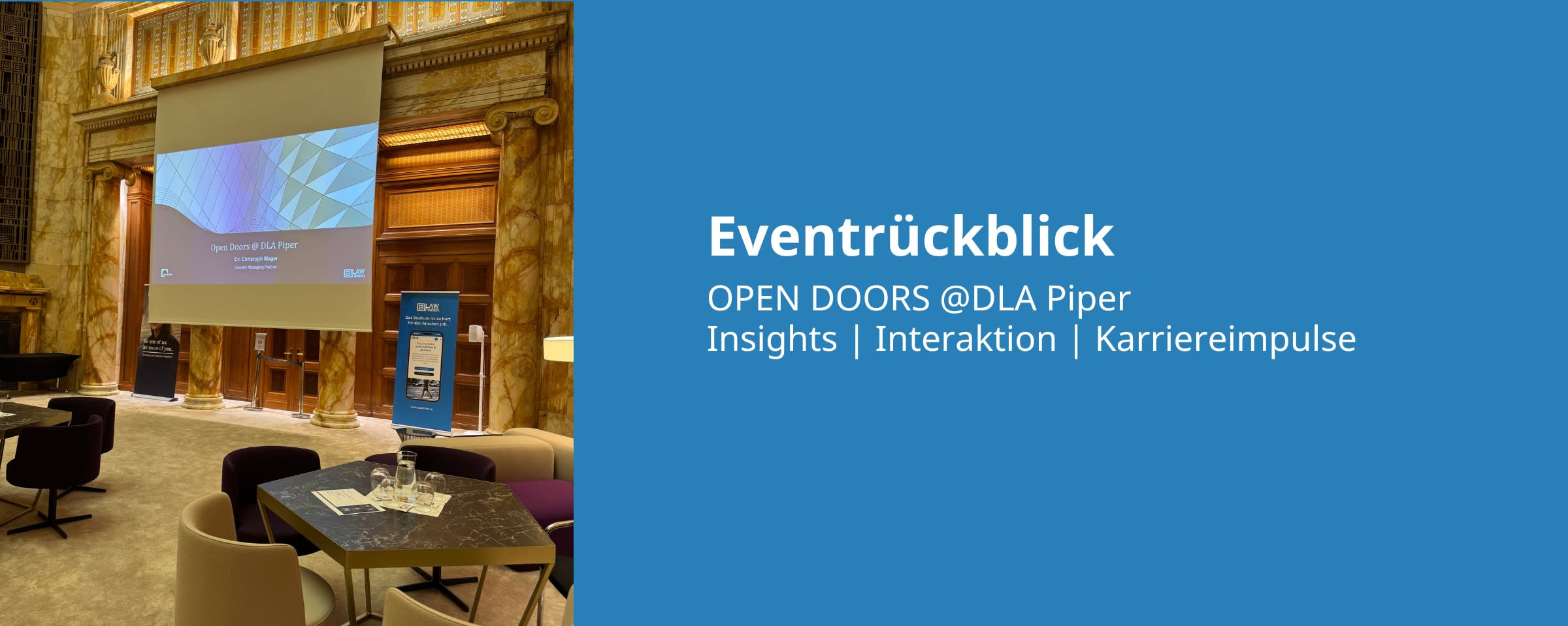 Eventrückblick: OPEN DOORS @DLA Piper am 13. November 2025