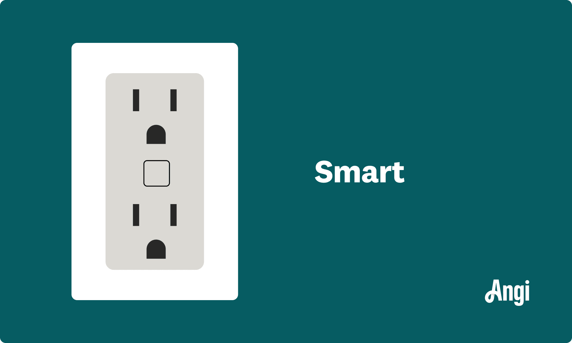 Smart outlet illustrated