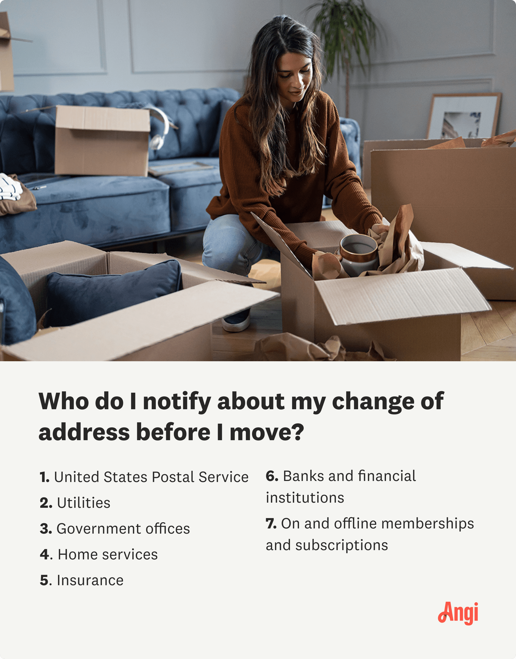 7 places to notify when changing your address, including insurance and government offices