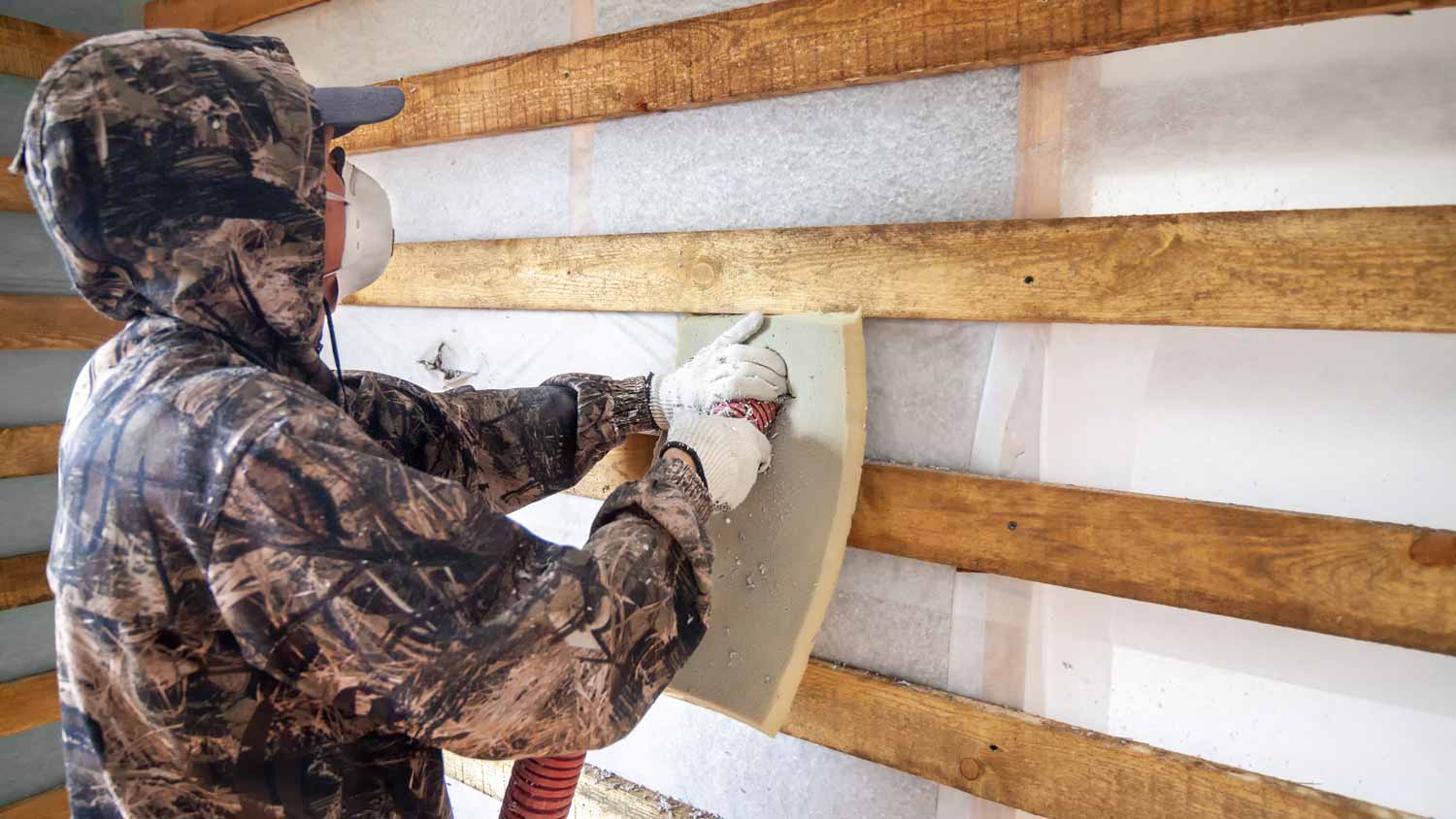 eco wool insulation installation