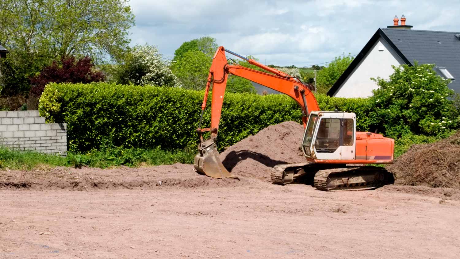 Site of home construction