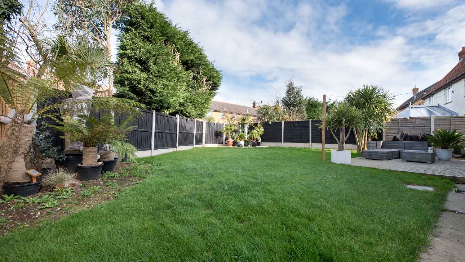 A beautiful landscaped garden