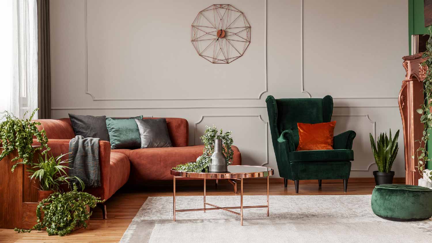 A clean and tidy living room