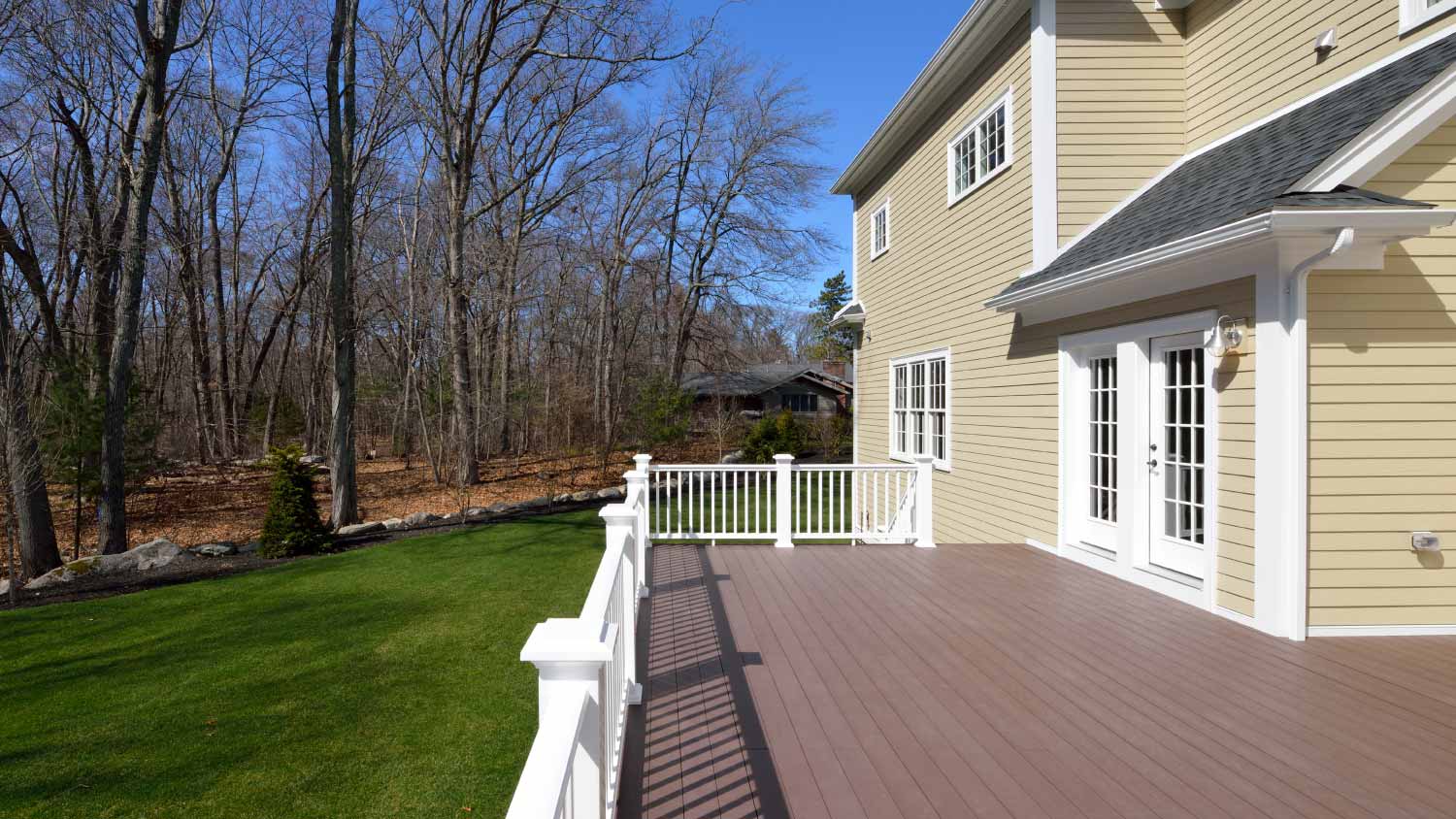 Large vinyl deck
