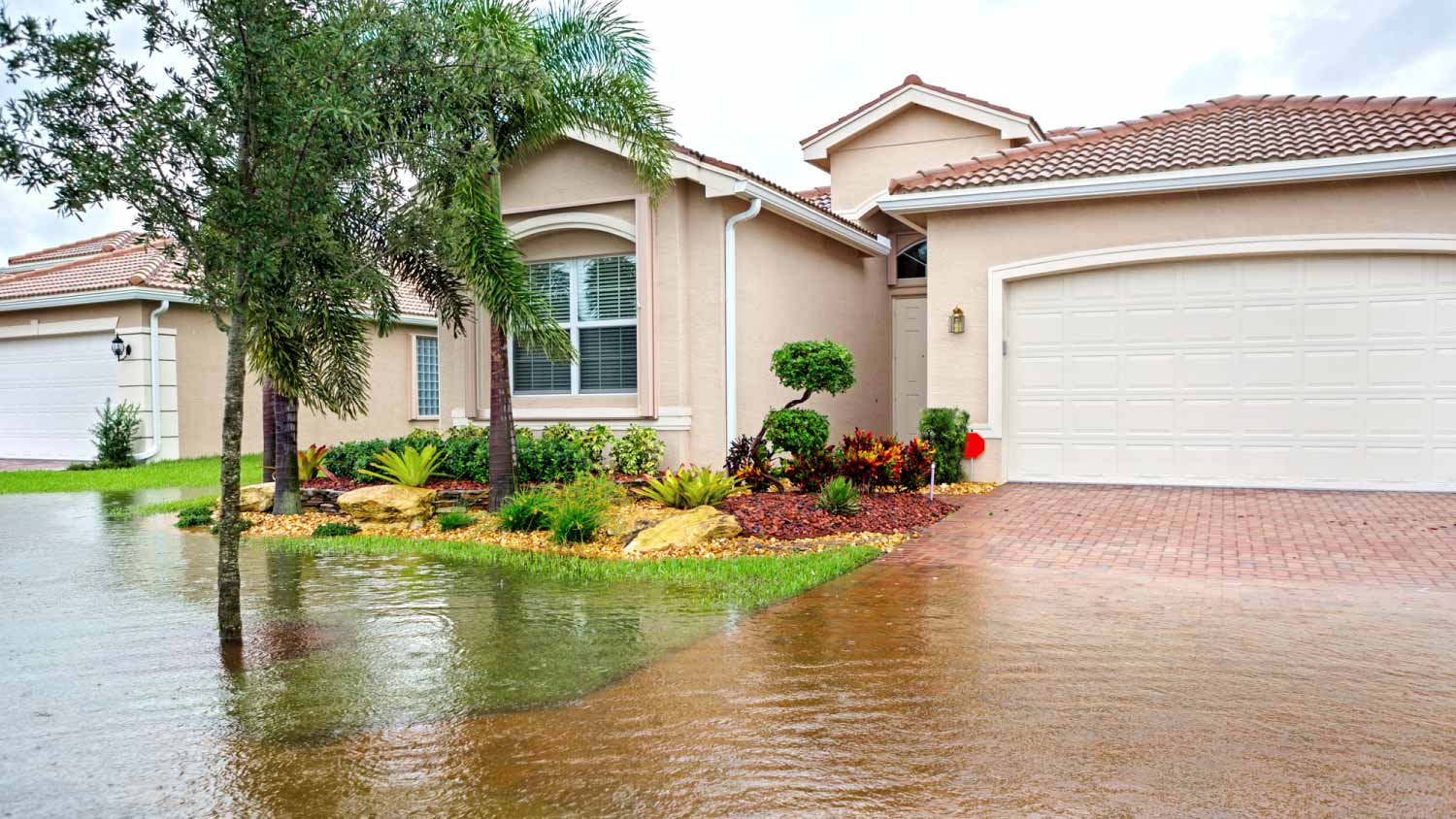 Flooding from a hurricane
