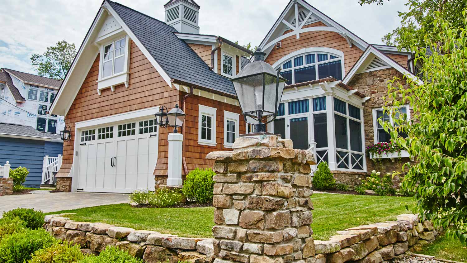 House with gable roofs