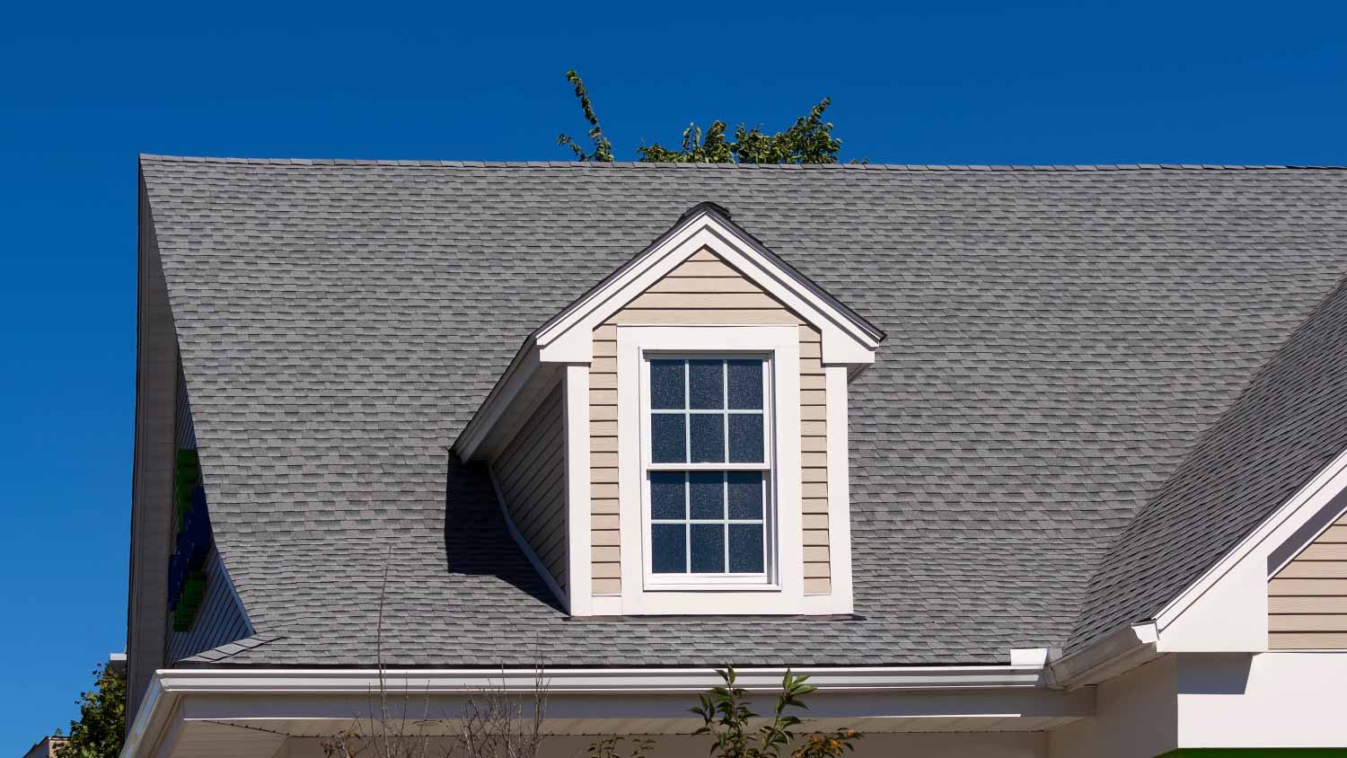 Gabled dormer window