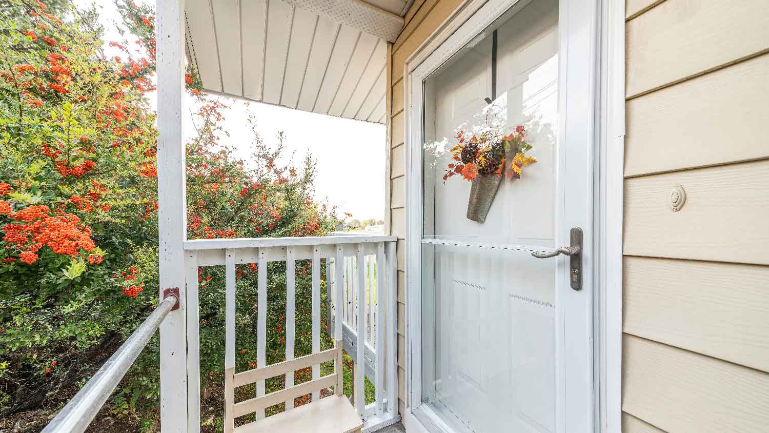 A storm door