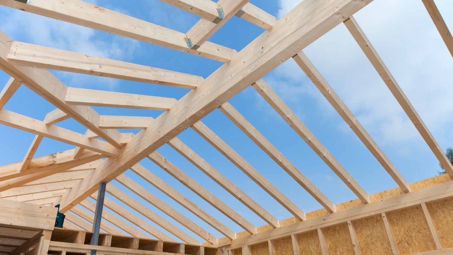 Construction of house roof