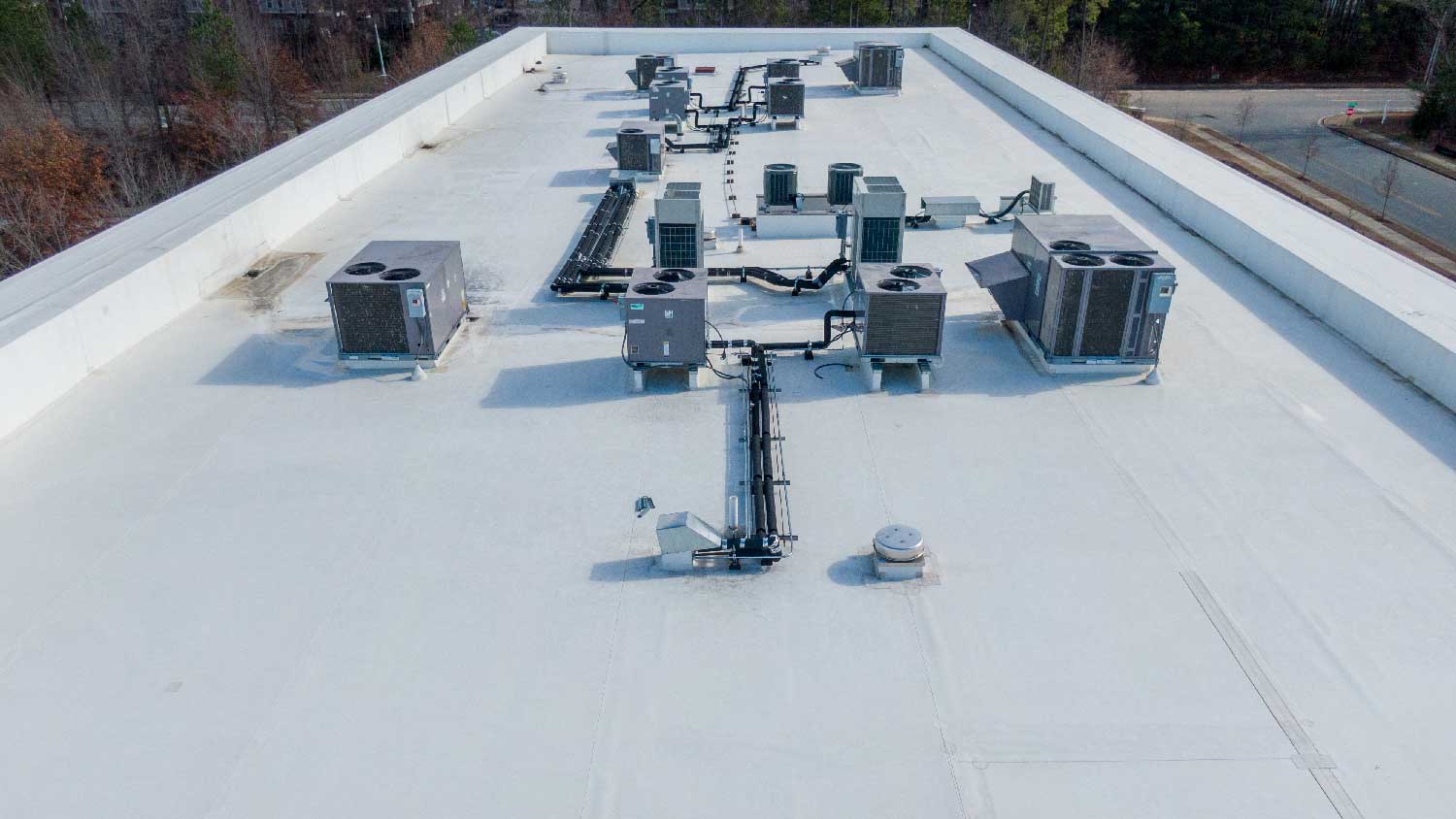 A TPO roof