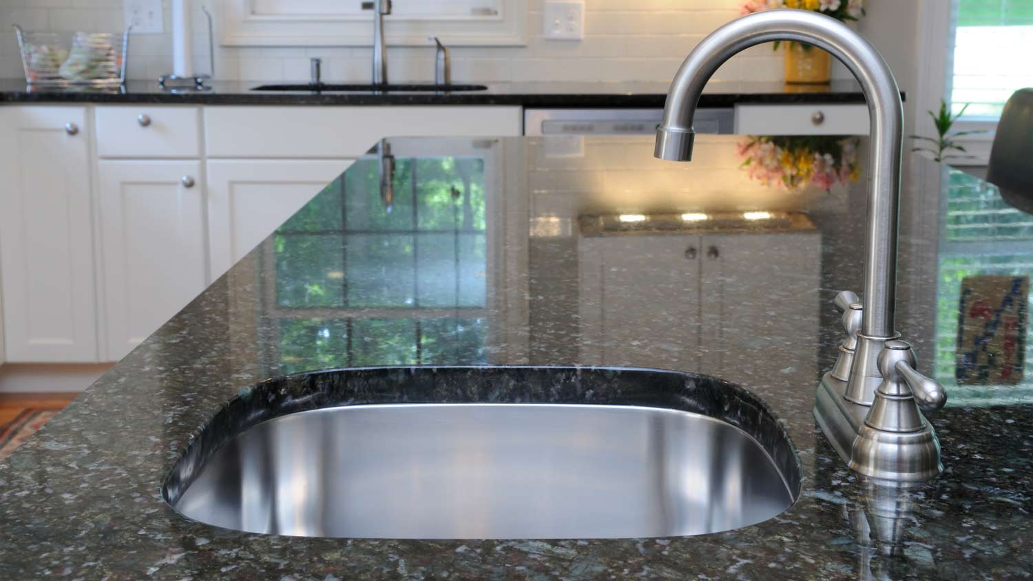kitchen sink on kitchen island