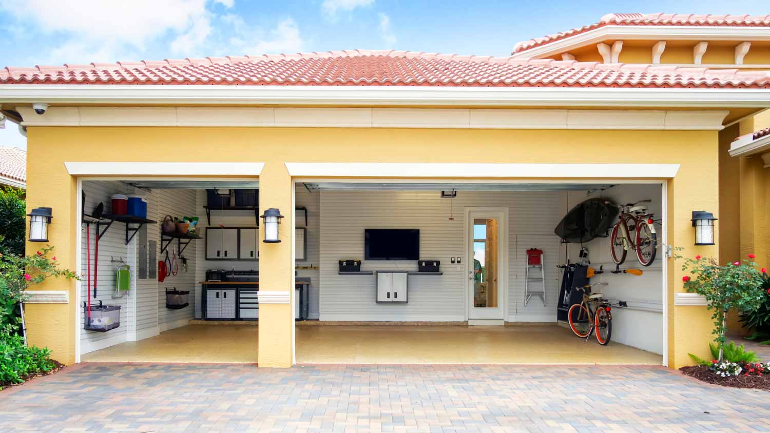 Well organized garage