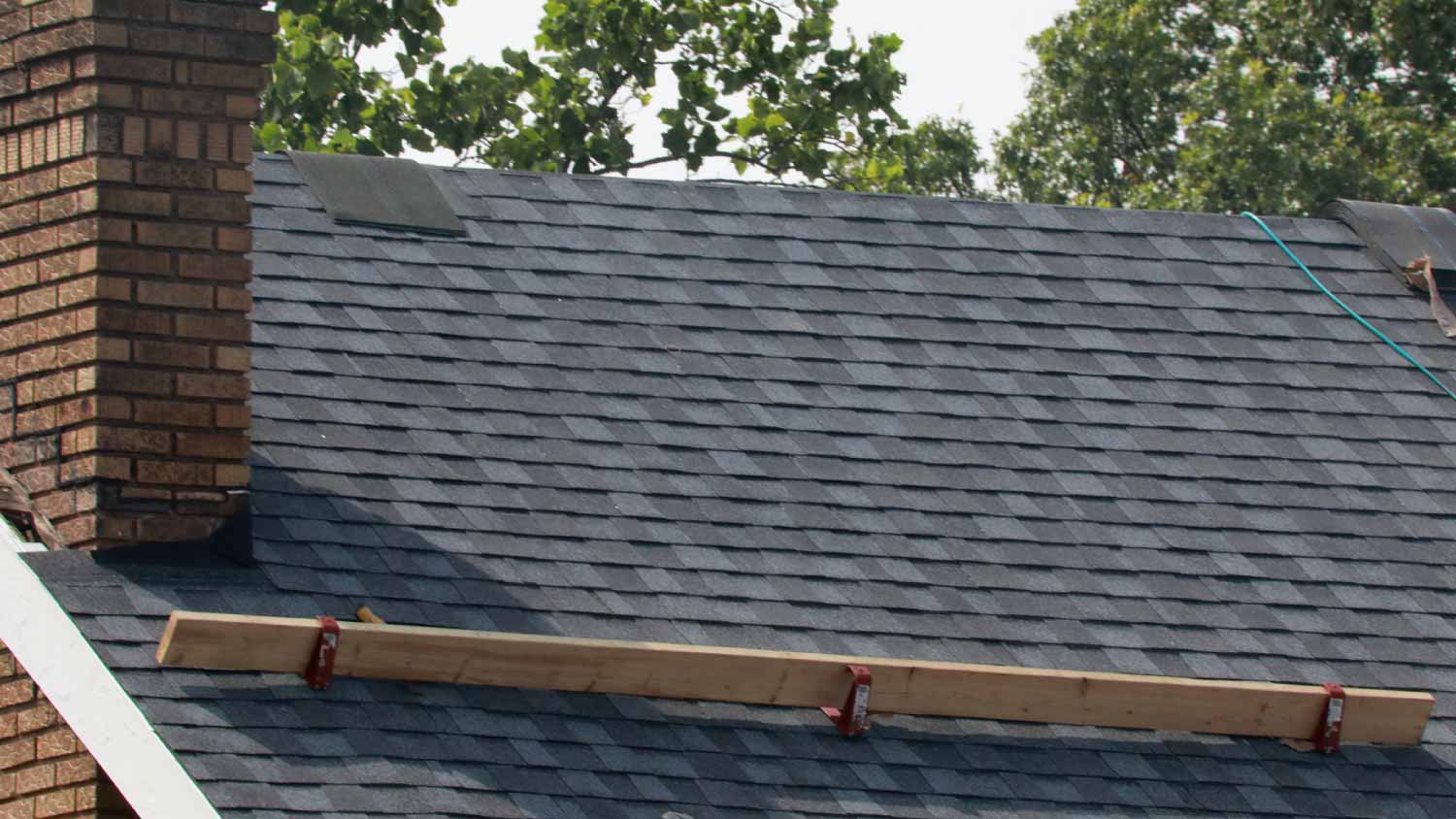 Roofers platform for shingle replacement