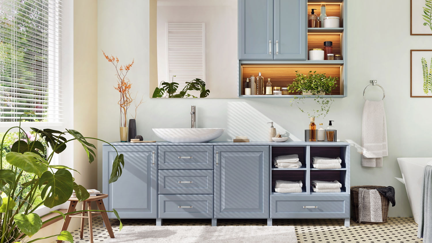 Modern bathroom interior design