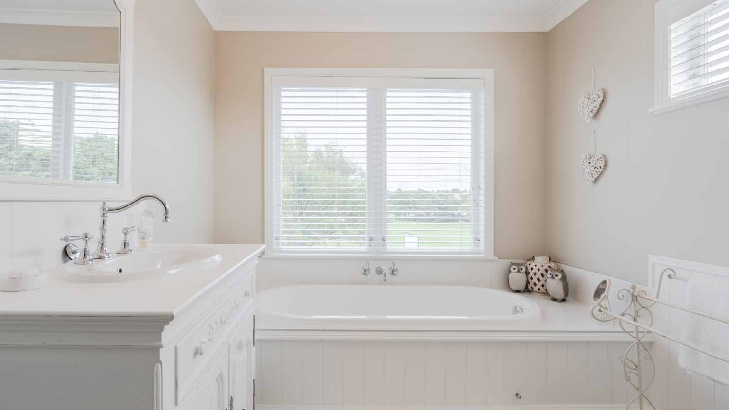 Modern bright bathroom